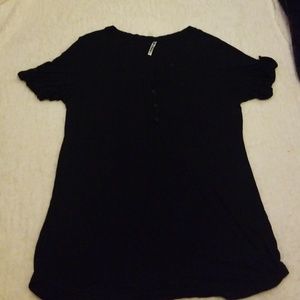 Black Tunic Blouse
